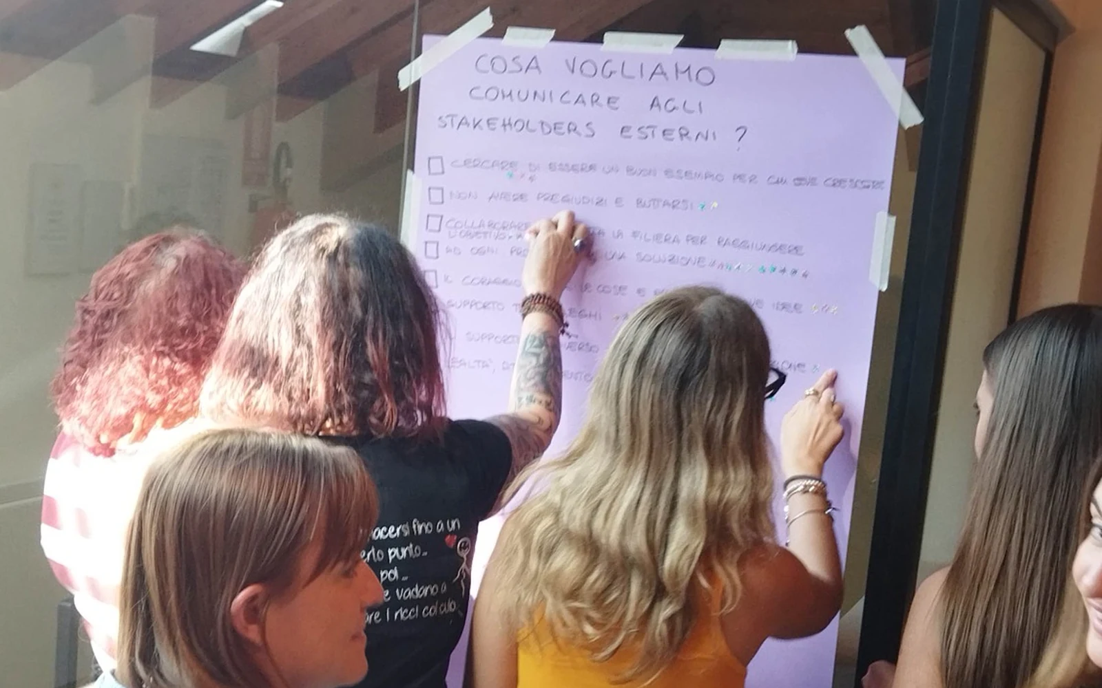 Confronto di gruppo sugli stakeholder