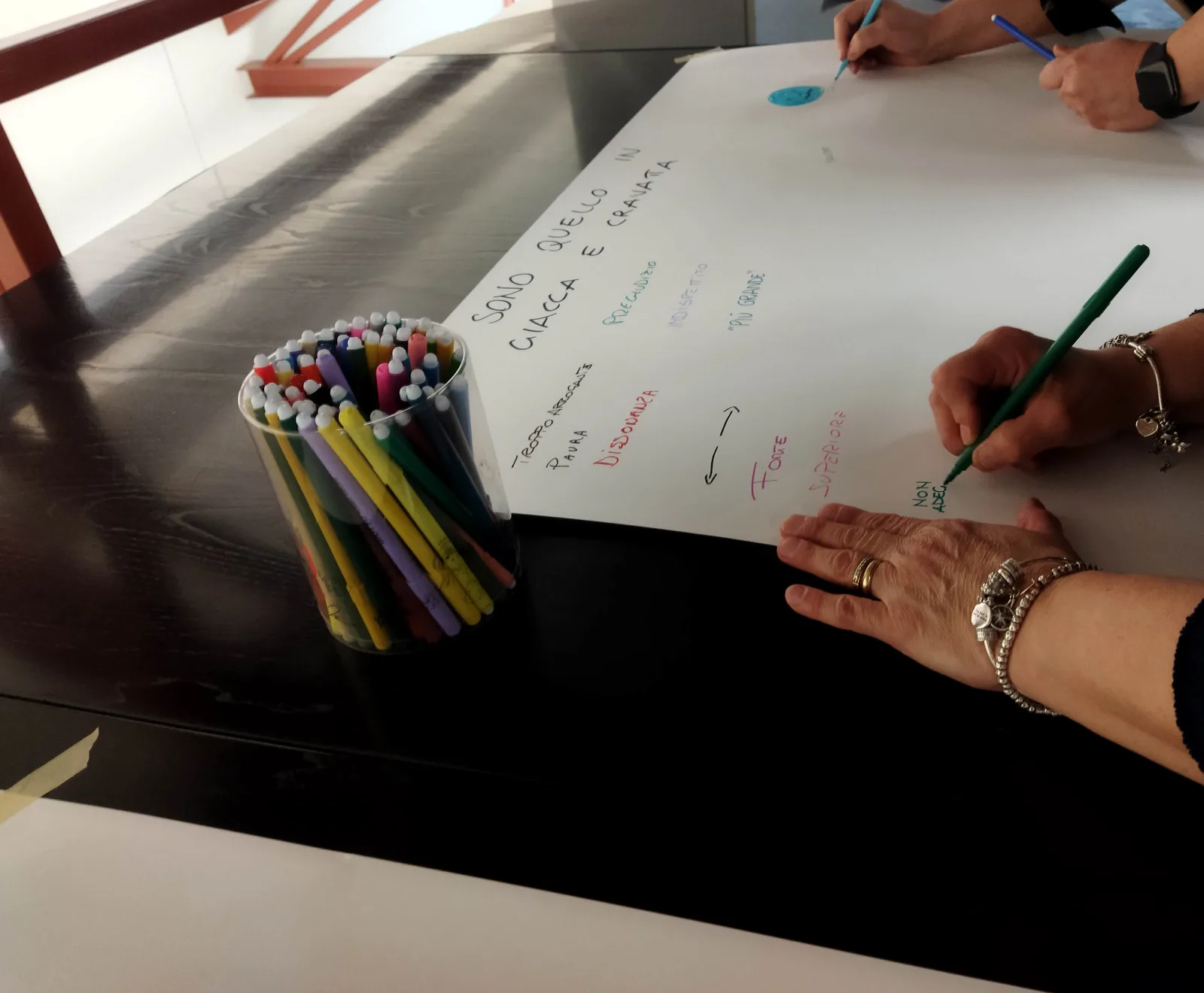 Attività di counseling organizzativo con strumenti creativi